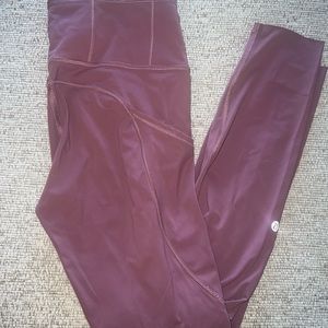 Lululemon Fast and Free High-Rise Tight 25”